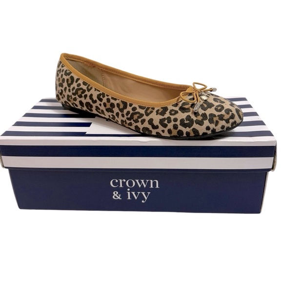 Crown & Ivy 7 Whitley Flats Leopard Print Flat ￼ - Picture 6 of 8